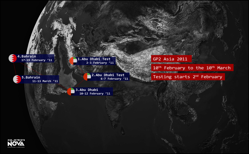 GP2 Asia Calendar 2011